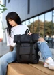 Женский рюкзак Sambag RollTop Milton черный 41 x 30 x 16 см (24251001) - изображение 6