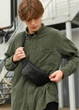 Мужская кожаная сумка бананка Sambag Tirso PSO черная 31 × 16 × 5 см (81119001m) - изображение 4