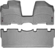 Килимки Weathertech Grey для Toyota Sienna (mkII) 2003-2010 (1 ряд - цілісний)(1-2 ряд) (WT 463181-460872) - изображение 1