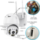 Беспроводная уличная IP камера видеонаблюдения G-Cams H.264 WIFI, сеть 4G, поворотная 360° датчик движения, запись, водонепроницаемая+Карта памяти 64Гб - изображение 9