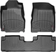 Килимки Weathertech Black для Honda CR-V (mkIII) 2006-2012 (1 ряд - роздільний) (WT 443161-440982) - изображение 1
