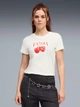 Футболка хлопковая женская Puma Graphics Cherry Tee 69191102 M White (4069161671753) - изображение 1