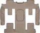 Килимки Weathertech Beige для Chevrolet Traverse (mkI) 2008-2017 (2 ряд - 2 місця)(2-3 ряд) (WT 459423) - изображение 1