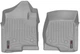 Килимки Weathertech Grey для Chevrolet Silverado (mkII) 2007-2014 (Extended/Crew Cab)(з важелем 4x4)(1 ряд) (WT 4613061) - изображение 1