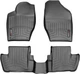 Килимки Weathertech Black для Citroen C4 (mkII) 2010-2018 / DS4 (mkI) 2010-2015; DS 4 (mkI) 2015-2018 (WT 444311-444312) - изображение 1