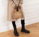 Женская сумка тоут Marc Jacobs The Jacquard Small Tote Bag Camel - изображение 5