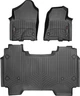 Килимки Weathertech Black для Dodge Ram (mkV) 2019→ (Crew Cab)(1 ряд - 2 місця)(без сховища під 2 поряд) (WT 4414281-4414282) - изображение 1