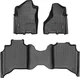 Килимки Weathertech Black для Dodge Ram 2500HD (mkV) 2019→ (Crew Cab)(1 ряд - 3 місця) (WT 4415451-4415454) - изображение 1