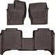 Килимки Weathertech Choco для Land Rover Range Rover (mkIV)(L405)(long) 2014-2017 (без консолі на 2 ряду) (WT 474801-474808) - изображение 1