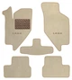 Двошарові килимки Sotra Premium Beige для Лада Гранта (2190)(седан) 2011-2018 (ST 07399-CH-Beige) - изображение 1