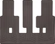 Килимки Weathertech Choco для Kia Carnival (mkIV) 2020→ (не гібрид)(2 ряд - 2 місця)(3 ряд) (WT 4716725) - изображение 1