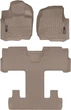 Килимки Weathertech Beige для Ford Expedition (mkIV) 2021-2024 (2 ряд - 2 місця)(1-2-3 ряд) (WT 4516651-4516654) - изображение 1
