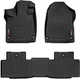 Килимки Weathertech Black для Acura MDX (mkIV) 2021→ (1-2 ряд) (WT 4416691-4416692) - изображение 1