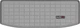 Килимок Weathertech Grey для Mitsubishi Outlander (mkIV) 2021→ (не PHEV)(багажник за 3 рядом) (WT 421449) - изображение 1
