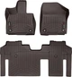 Килимки Weathertech Choco для Toyota Sienna (mkIV)(8 seats)(1-2 row) 2020-> (WT 4716411-4716413) - зображення 1
