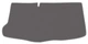 Двошарові килимки Sotra Premium Grey для Hyundai i10 (mkI)(багажник) 2007-2014 (ST 06935-PR-Grey) - зображення 1