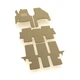 Двошарові килимки Sotra Premium Beige для Peugeot 807 (mkI)(6 місць)(1-2-3 ряд) 2002-2014 (ST 01725-PR-Beige) - изображение 1