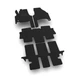 Двошарові килимки Sotra Classic 7mm Black для Peugeot 807 (mkI)(6 місць)(1-2-3 ряд) 2002-2014 (ST 01725-CL-Black) - изображение 1