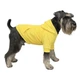 Худи для собак и кошек DIEGO Hoodie желтое, велюровая кофта с капюшоном на липучке и декоративным карманом с лейбой DIEGO, унисекс, размер XXL (шея 35–38 см / грудь 56–60 см / спина 40–44 см), арт. 4820251911407 - изображение 1