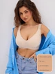 Бюстгальтер 5XL (100F, 105C, 105D, 105E) Free Bra Эластичный бесшовный анатомический лиф широкие бретели без косточек Бежевый 582734182 - изображение 8