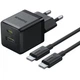 Сетевое зарядное устройство Baseus Palm Fast Charger Type-C+USB 30W With Cable Type-C to Type-C Black (P1011160A113-01) - изображение 3