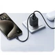 Сетевое зарядное устройство Baseus Palm Fast Charger Type-C+USB 30W With Cable Type-C to Type-C Black (P1011160A113-01) - изображение 7