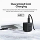 Мережевий зарядний пристрій Baseus Palm Fast Charger Type-C+USB 20W With Cable Type-C to Type-C Black (P10111608113-01) - зображення 9