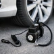 Компрессор автомобильный 12V от прикуривателя Air Pump, портативный воздушный автокомпрессор для накачки шин с манометром и фонариком, насос для надувных изделий Черный, XL-1025-Black - изображение 1