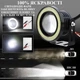 LED фари-прожектори Avtoaks з кільцевим підсвічуванням червоного кольору "Ангельські оченята" 2 шт. - зображення 10