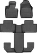 Килимки Weathertech Black для Volvo XC90 (mkII) 2020→ (не PHEV)(6 місць)(1-2-3 ряд) (WT 448281-448285) - изображение 1