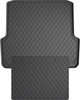 Гумові килимки у багажник Gledring для Skoda Octavia (mkII) 2004-2013 (універсал)(нижній)(багажник із захистом) (GR 1519-1999) - изображение 1