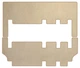 Двошарові килимки Sotra Premium 10mm Beige для Ford Tourneo Custom (mkI)(дві зсувні двері)(2-3 ряд) 2012-2021 (ST 90749-CH-Beige) - зображення 1