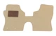 Двошарові килимки Sotra Premium Beige для Toyota HiAce (XH20)(1 ряд) 2006-2012 (ST 90535-PR-Beige) - изображение 1
