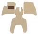 Двошарові килимки Sotra Premium Beige для Toyota Avensis Verso (mkII)(1 ряд) 2001-2009 АКПП (ST 90236-PR-Beige) - изображение 1