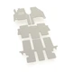 Двошарові килимки Sotra Premium White для Peugeot 807 (mkI)(6 місць)(1-2-3 ряд) 2002-2014 (ST 01725-CH-White) - изображение 1