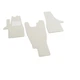 Двошарові килимки Sotra Premium White для Volkswagen Transporter / Caravelle / Multivan (T5-T6)(1 ряд - 1+1)(без кліпс)(1 ряд) 2003-2024 (ST 07396-CH-White) - изображение 1