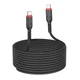 Інтерфейсний кабель Hoco X59 60W TypeC-TypeC 3m Black (43748) - зображення 3