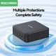 Настільний зарядний пристрій Rocoren RCCT150-6U 150Wmax GAN (PPS, PD3.0, QC5) порти 6TypeC Black (43777) - зображення 6