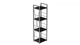 Этажерка 4/34 Ferrum-decor Серии Конект с тумбой 179x34x28 Серый ДСП Сосна Кембра (FD1058) - изображение 1
