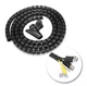 Органайзер кабелю фіксатор стяжка хомут Choice для дротів 2 м 10 мм Чорний - зображення 2