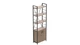 Этажерка 4/60 Ferrum-decor Серии Конект с тумбой 179x60x28 Черный ДСП Дуб Сан-Марино (FD1064) - изображение 1