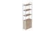 Этажерка 4/60 Ferrum-decor Серии Конект с тумбой 179x60x28 Белый ДСП Дуб Сан-Марино (FD1071) - изображение 1