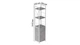 Этажерка 3/34 Ferrum-decor Серии Конект с тумбой 144x34x28 Белый ДСП Бетон (FD1013) - изображение 2