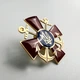 Значок Dobroznak Эмблема Военно-морских сил Украины 30х30 мм (6178) - изображение 4