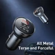 Автомобильное зарядное устройство BASEUS TZCCBX-0G 2USB кабель Lightning/Micro/Type-C 24W 4.8A + вольтметр - изображение 4