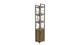 Этажерка 4/34 Ferrum-decor Серии Конект с тумбой 179x34x28 Черный ДСП Артизан (FD1047) - изображение 1