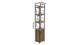 Этажерка 4/34 Ferrum-decor Серии Конект с тумбой 179x34x28 Черный ДСП Артизан (FD1047) - изображение 2