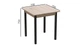 Стіл кухонний Ferrum-decor Агата 75x70x70 Чорний ДСП Дуб Сан-Марино 16мм (AGA0009) - зображення 2