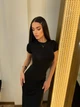Эластичное платье макси черного цвета 36540 42/44 - изображение 2