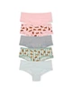 Набор трусиков Victoria’s Secret (43652955162858) Logo Cotton Thong 5-Pack L комбинированные - изображение 1